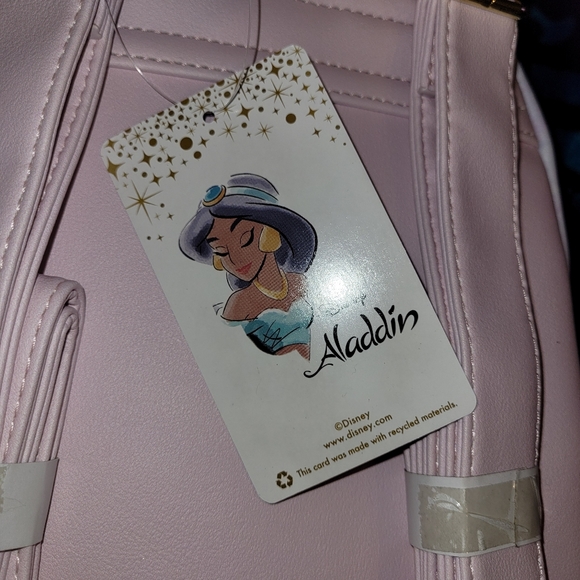 Disney Her Universe Jasmine lotus flower mini backpack NWT - Picture 5 of 7